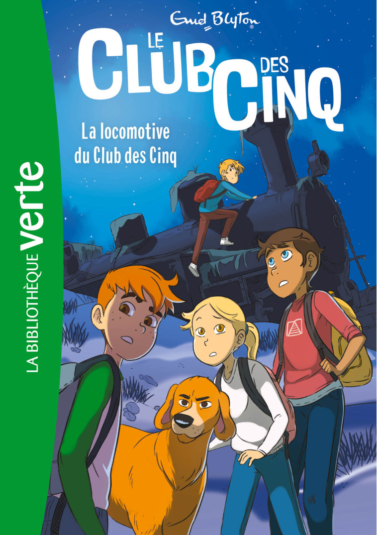 Le Club des Cinq 14 NED - La locomotive du Club des Cinq - Enid Blyton - HACHETTE JEUN.