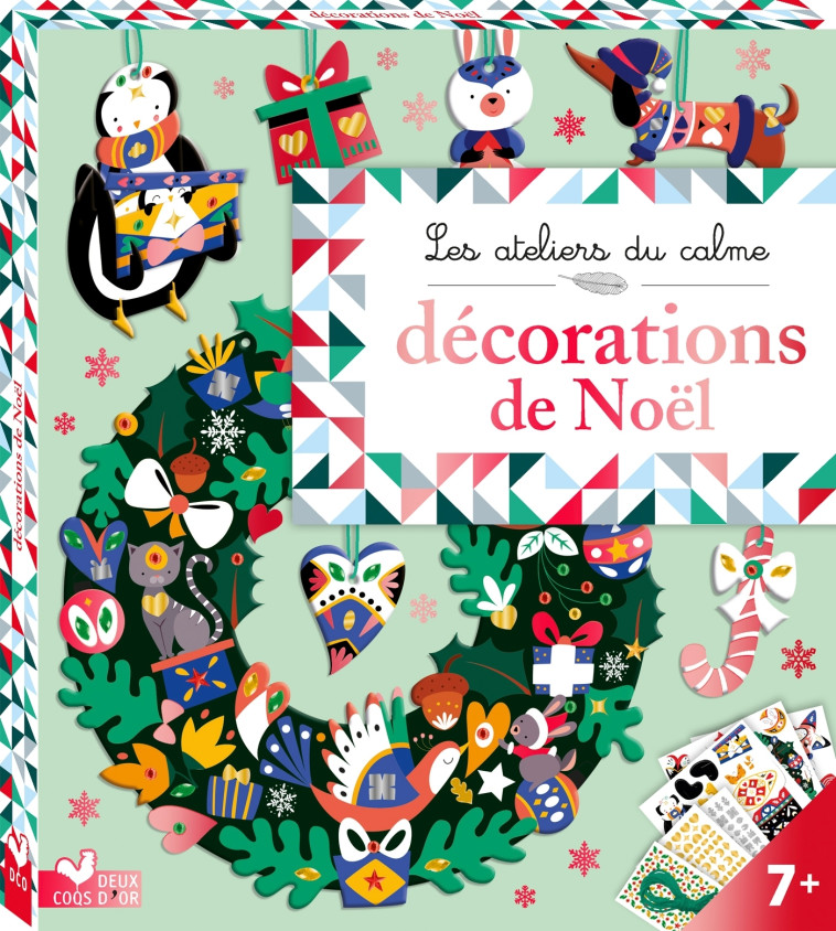 Décorations de Noel - boîte avec accessoires - Alice DE PAGE - DEUX COQS D OR