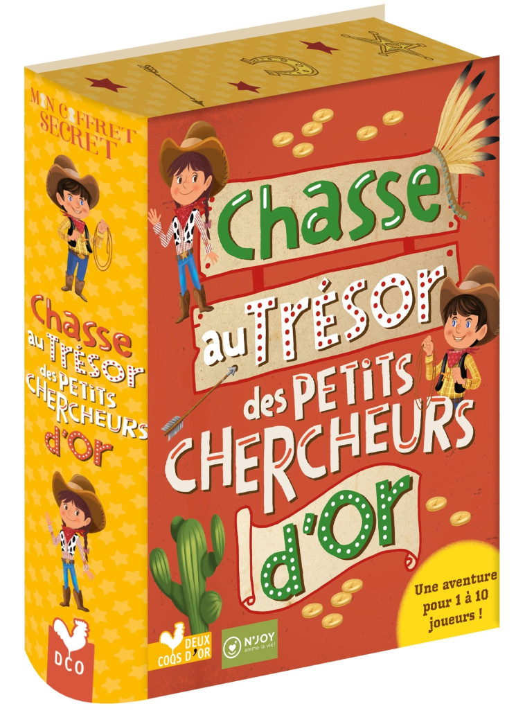 Chasse au trésor chercheurs d'or - coffret avec accessoires -  N'Joy - DEUX COQS D OR