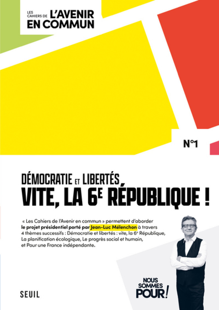 Démocratie et 6e République - Jean-Luc Mélenchon - SEUIL