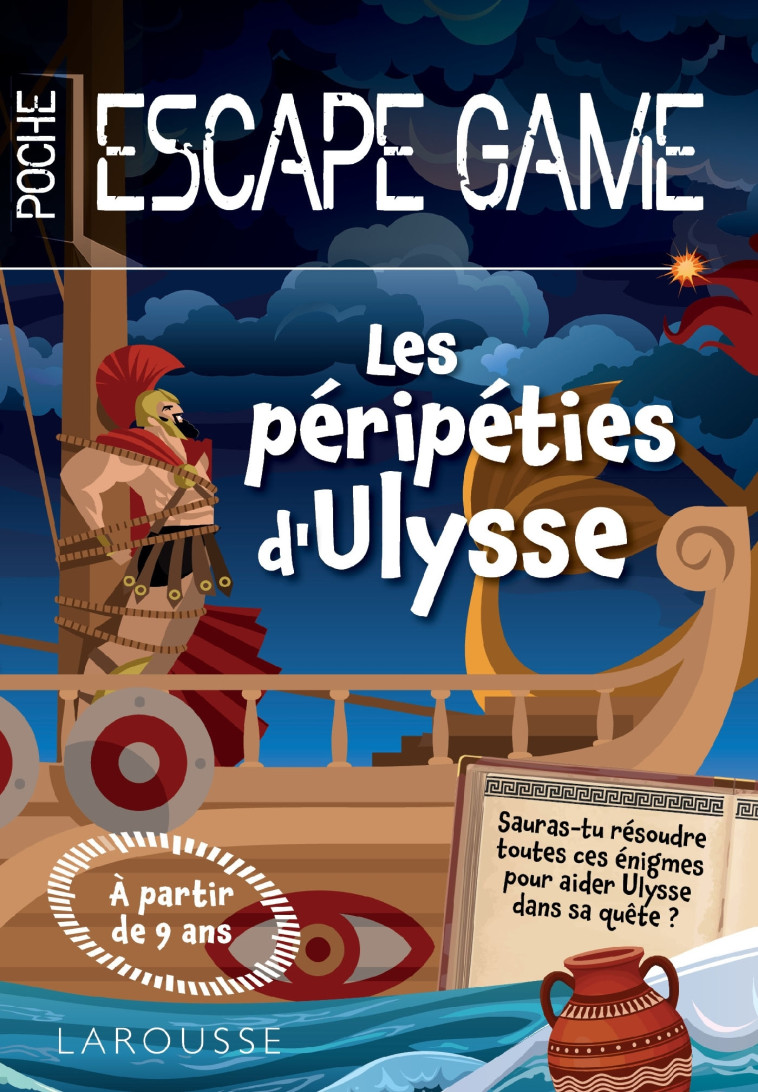 Escape de game de poche Junior - Les péripéties d'Ulysse - Valérie Cluzel - LAROUSSE