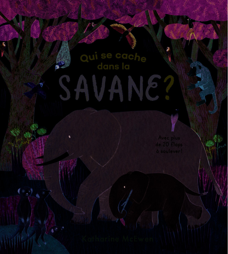 Qui se cache dans la savane ? - Katherine McEwen - GALLIMARD JEUNE