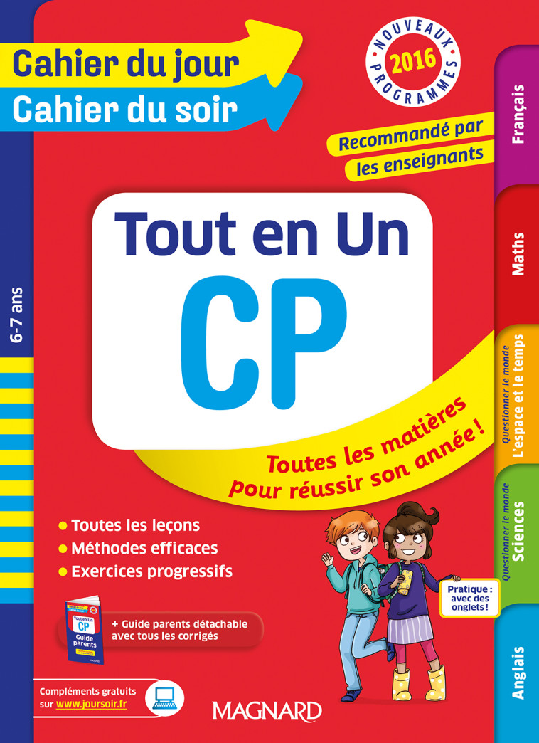 Cahier du Jour/Cahier du Soir - Tout en Un CP - XXX - MAGNARD