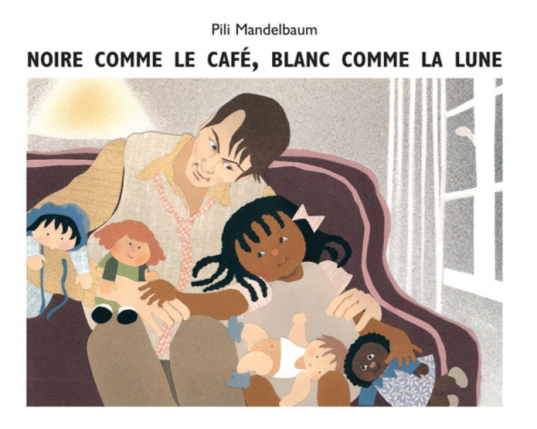 Noire comme le café, blanc comme la lune - Pili Mandelbaum - EDL