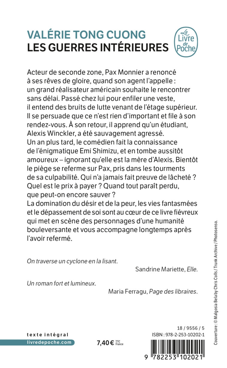 Les guerres intérieures - Valérie Tong Cuong - LGF