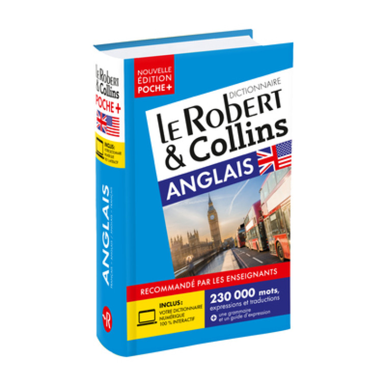 Le Robert & Collins poche+ Anglais -  Collectif - LE ROBERT