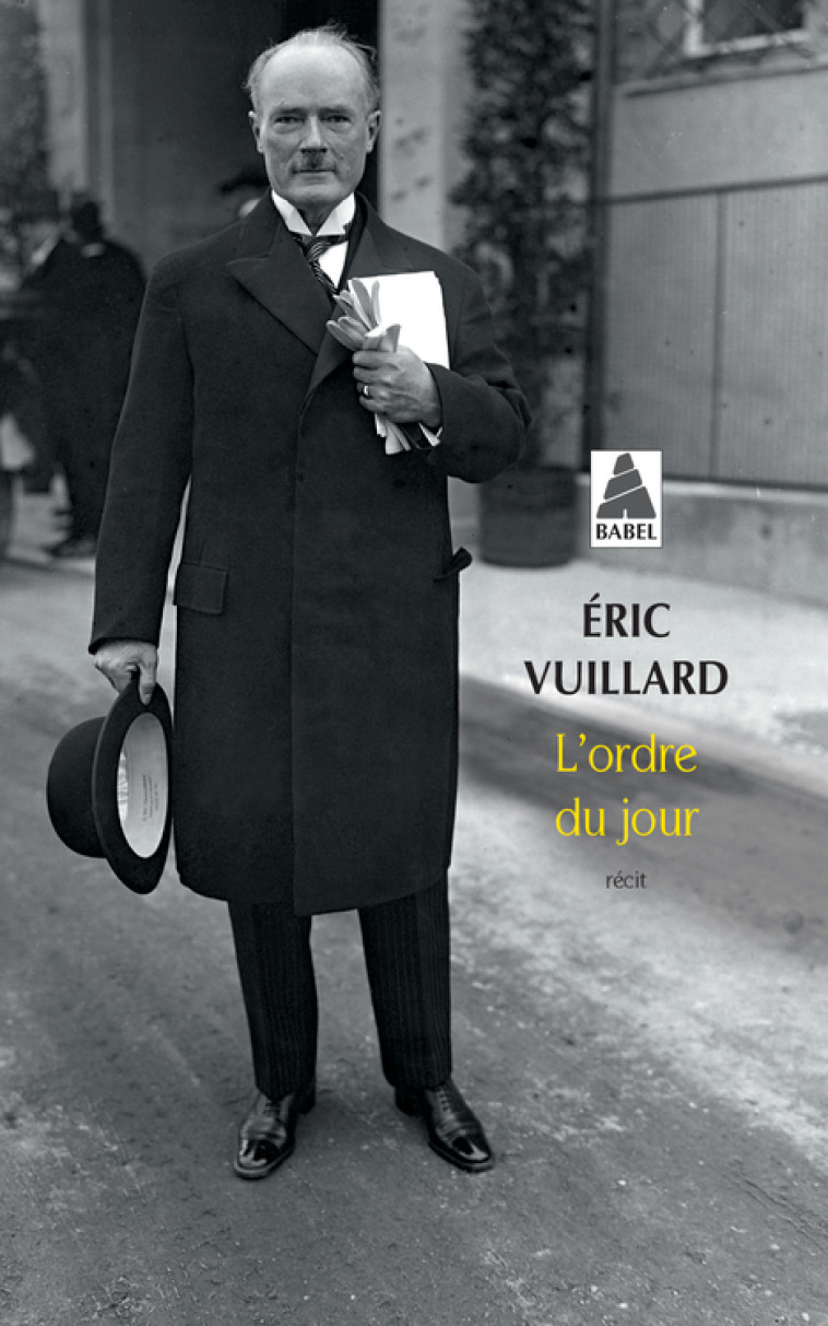 L'ordre du jour - Éric Vuillard - ACTES SUD