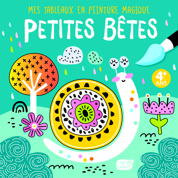 MES TABLEAUX EN PEINTURE MAGIQUE - PETITES BÊTES -  IDEES BOOK CREATIONS - 1 2 3 SOLEIL