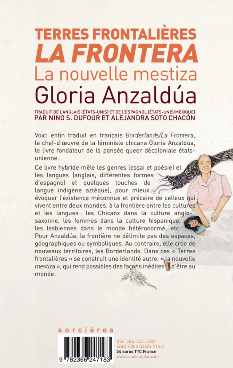 Terres frontalières - La Frontera - Gloria Anzaldua - CAMBOURAKIS