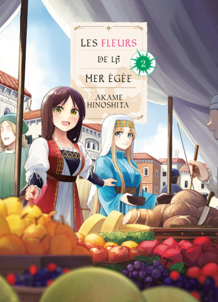 Les fleurs de la mer Egée T02 - Akame Hinoshita - KOMIKKU EDTS