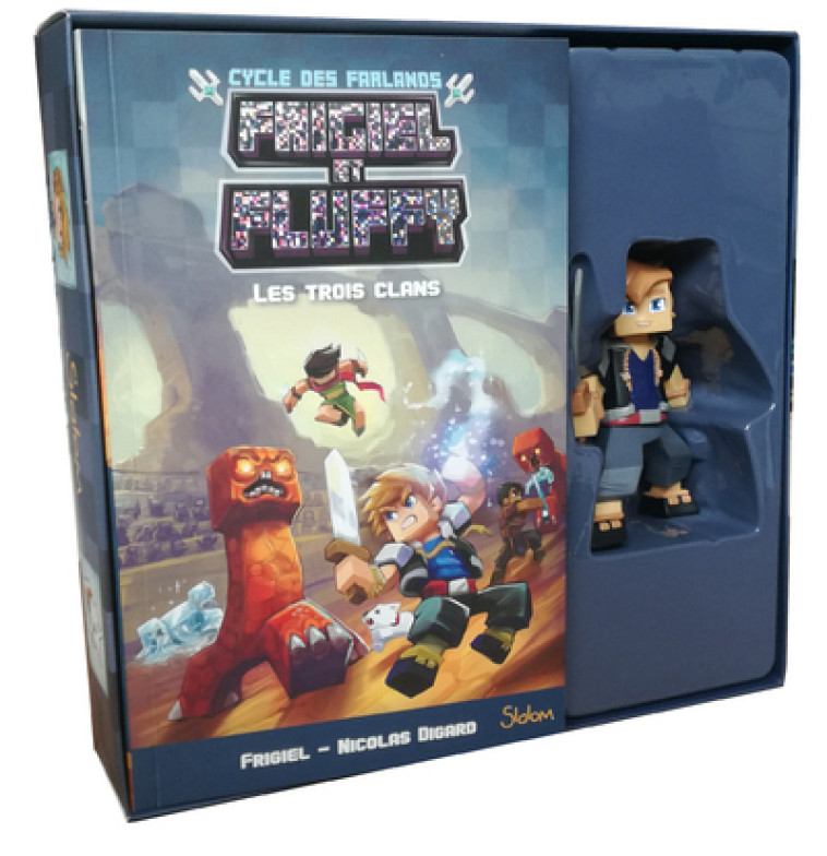 Frigiel et Fluffy Le Cycle des Farlands - tome 1 Les trois clans - Coffret collector avec figurine - Nicolas Digard - SLALOM