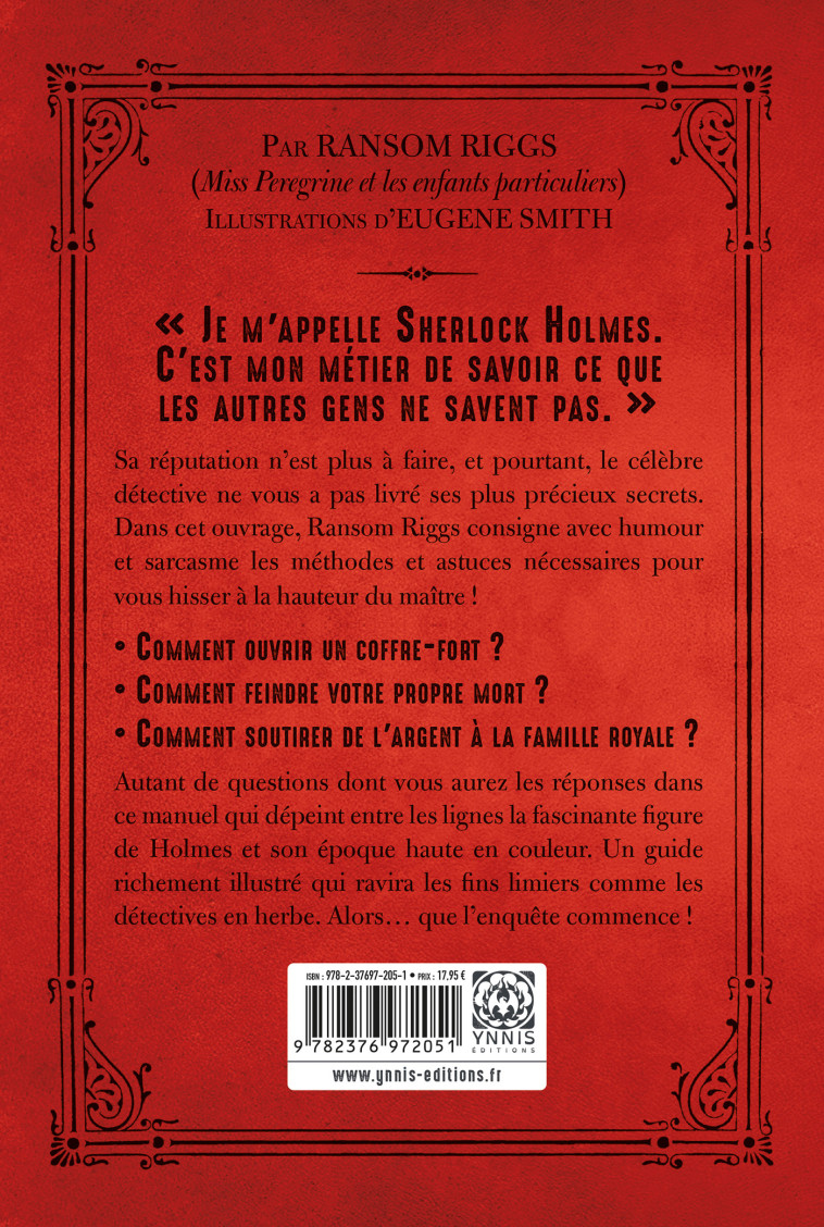 La méthode de Sherlock Holmes - Ransom Riggs - YNNIS