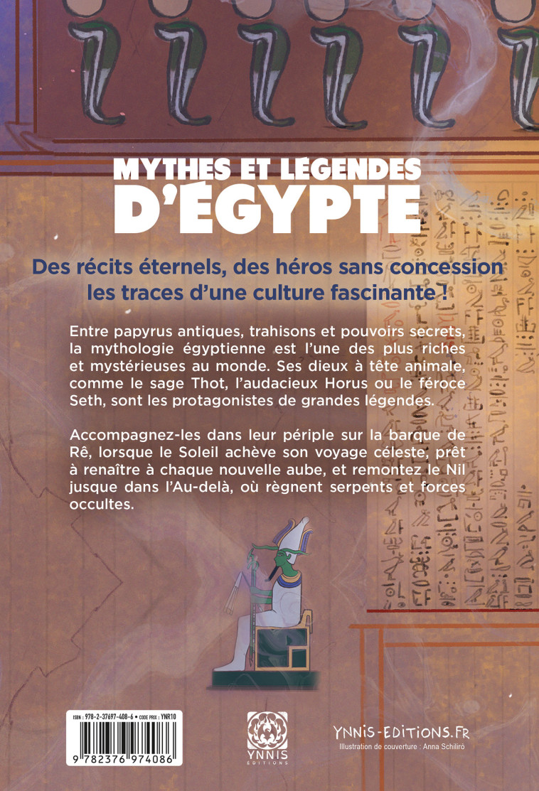 Mythes et légendes d'Égypte - Mila Fois - YNNIS