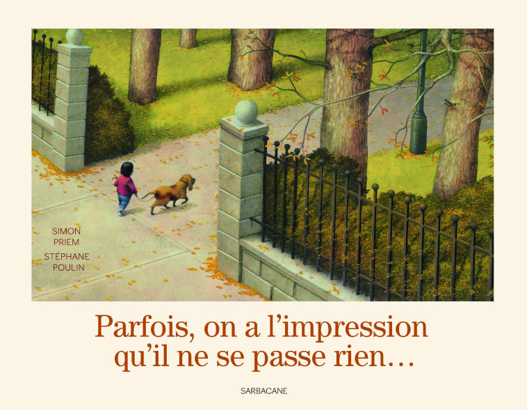 Parfois on a l'impression qu'il ne se passe rien ... - Simon Priem - SARBACANE