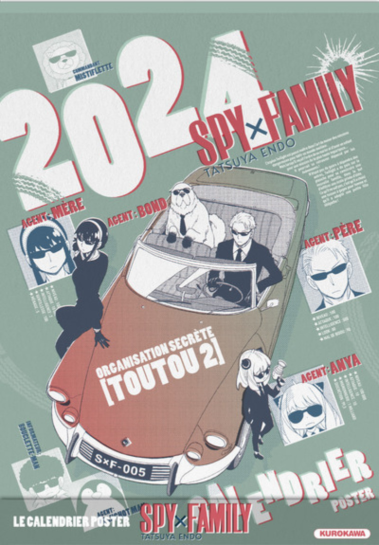 Calendrier Spy x Family 2024 - XXX XXX - KUROKAWA