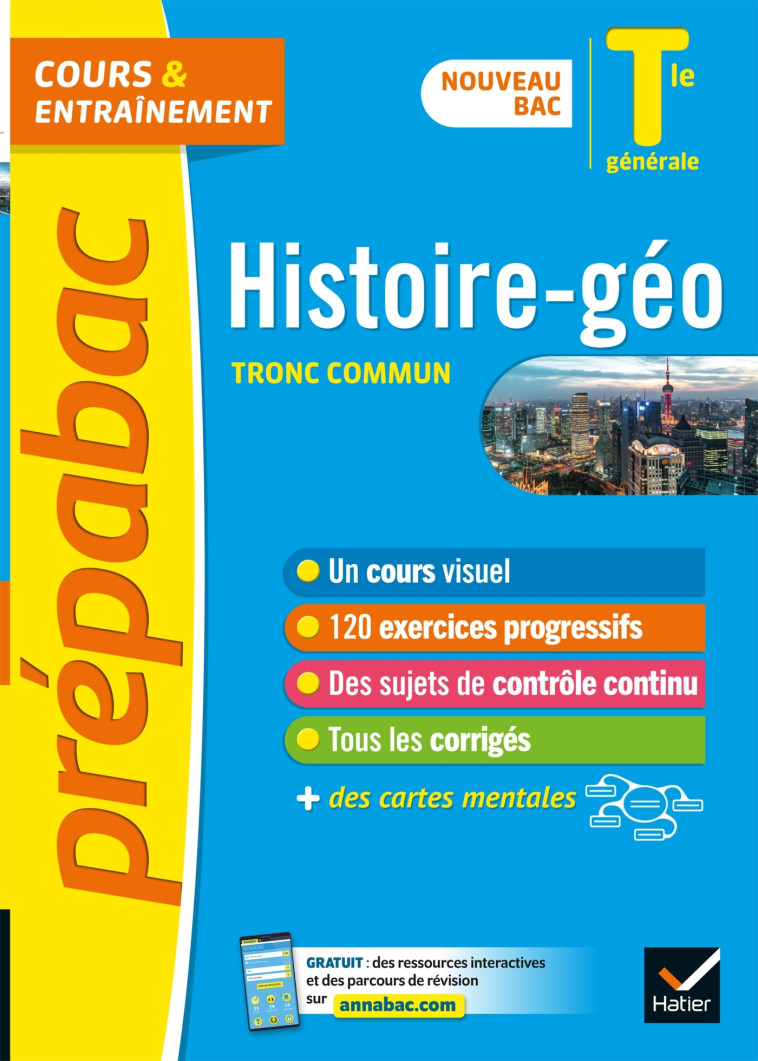 Prépabac Histoire-Géographie Tle générale - Bac 2023 - David Bédouret - HATIER