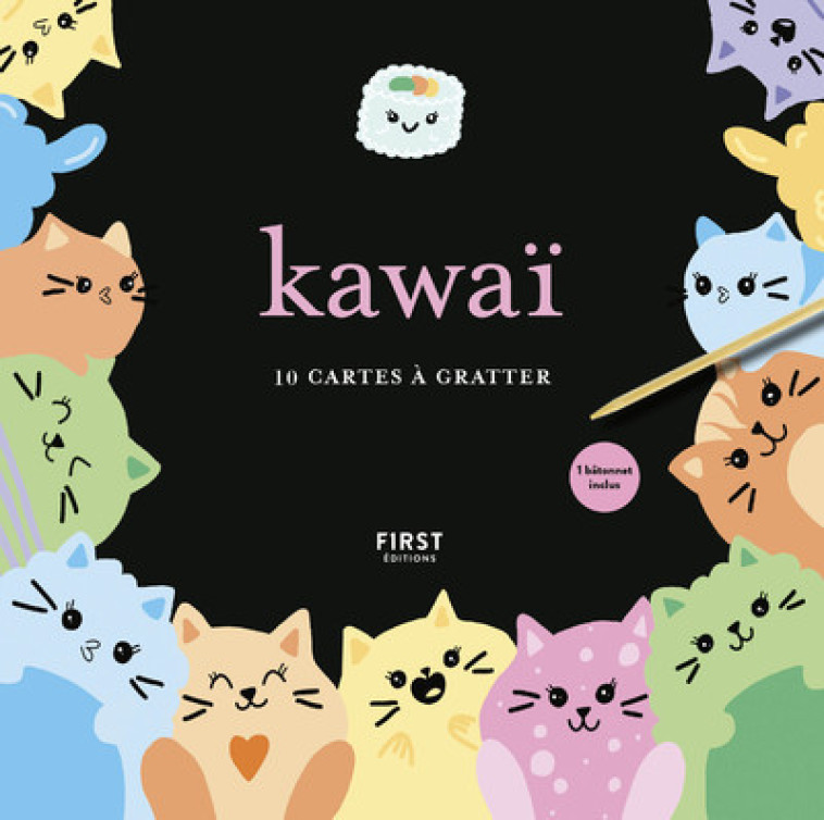 Cartes à gratter - Kawaï - Lisa Magano - FIRST