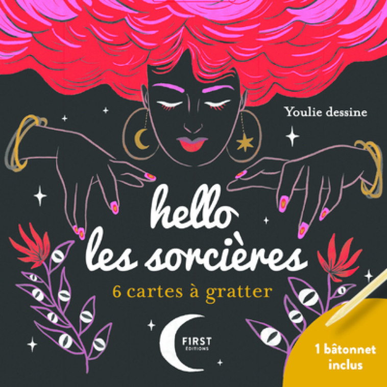 Cartes à gratter mini - Hello les sorcières - Youlie Dessine - FIRST