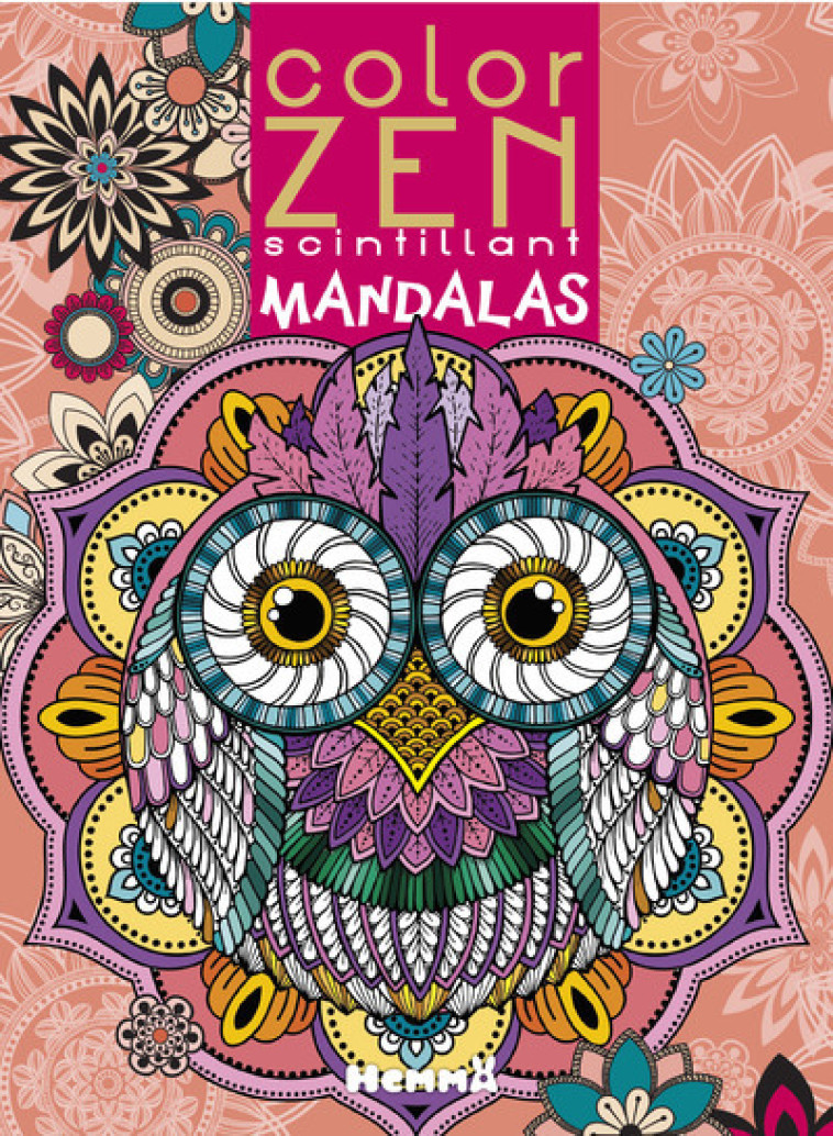 Color Zen scintillant - Mandalas -  Collectif - HEMMA