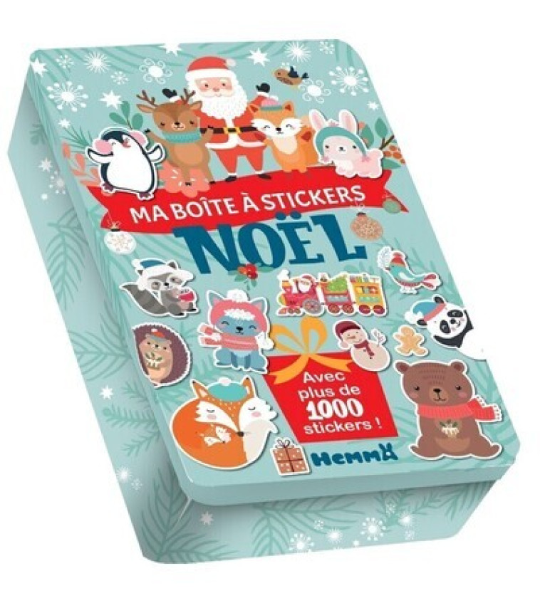 Ma boite à stickers - Noël - Avec plus de 1000 stikers ! -  Collectif - HEMMA