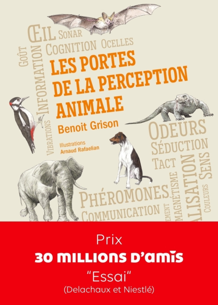 Les Portes de la perception animale - Benoit Grison - DELACHAUX