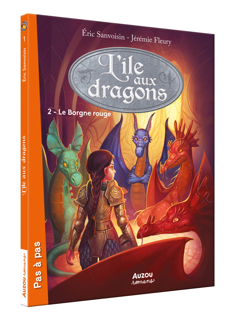 L'ÎLE AUX DRAGONS - TOME 2 - LE BORGNE ROUGE - Éric Sanvoisin - AUZOU