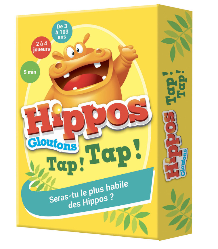 JEUX DE CARTES - HIPPOS GLOUTONS - TAP ! TAP ! - XXX - AUZOU