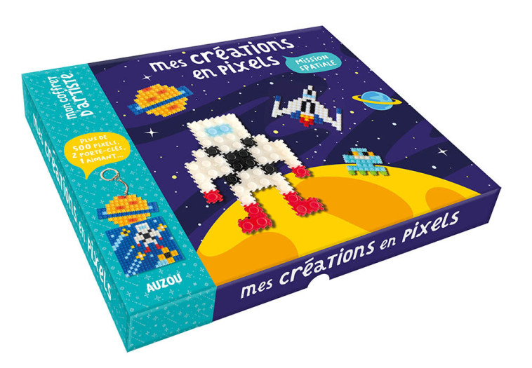 MON COFFRET D'ARTISTE - MES CRÉATIONS EN PIXELS - Jessica Das - AUZOU