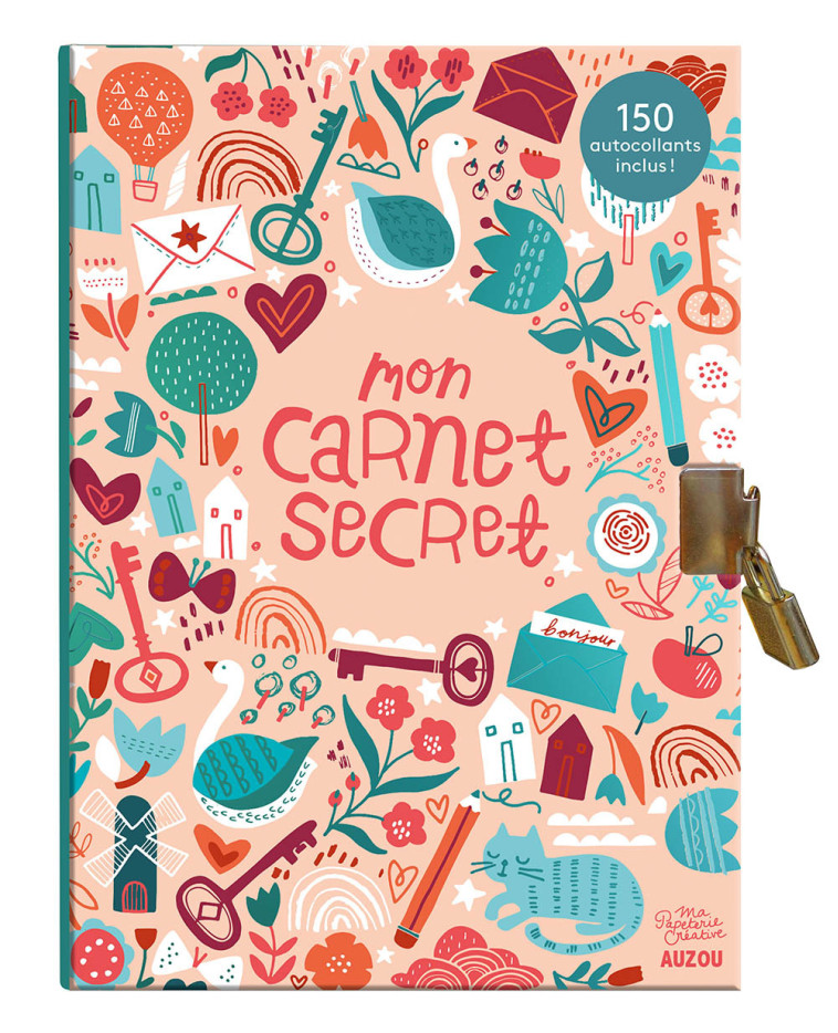 MA PAPETERIE CRÉATIVE - MON CARNET SECRET PAR FEENA BROOKS - Feena BROOKS - AUZOU