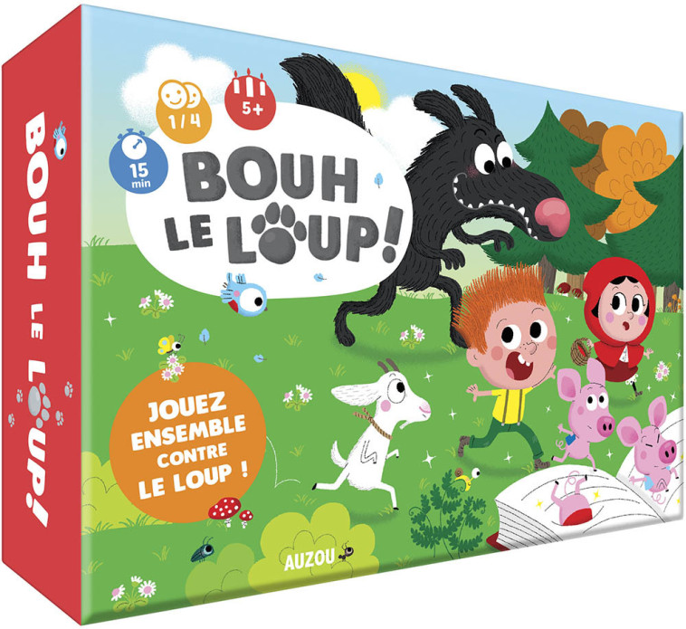 P'TIT JEU - BOUH LE LOUP ! - Cyrille Leroy - AUZOU