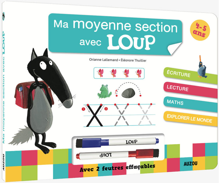 MA MOYENNE SECTION AVEC LOUP - Orianne Lallemand - AUZOU