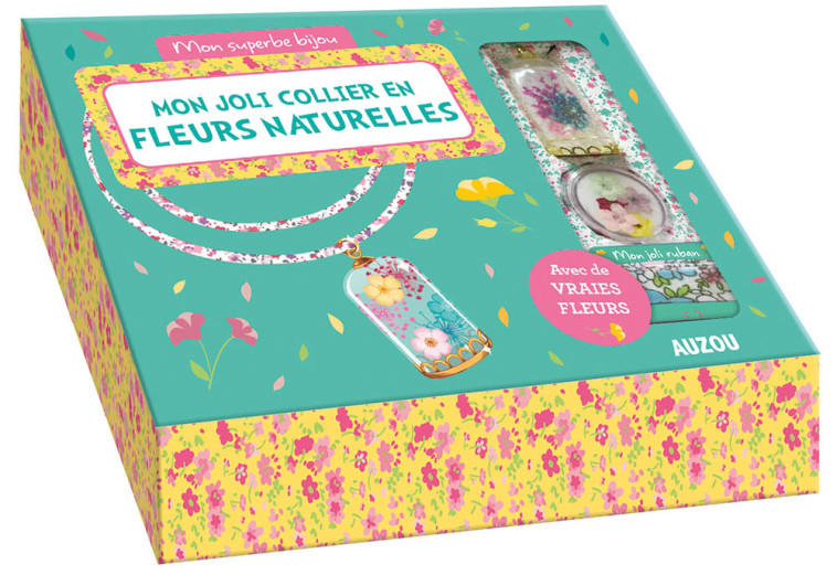 MON SUPERBE BIJOU - MON JOLI COLLIER EN FLEURS NATURELLES -  Shiilia - AUZOU