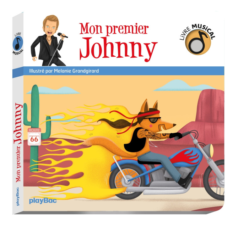 Livre musical - Mon premier Johnny - Mélanie GRANDGIRARD - PLAY BAC