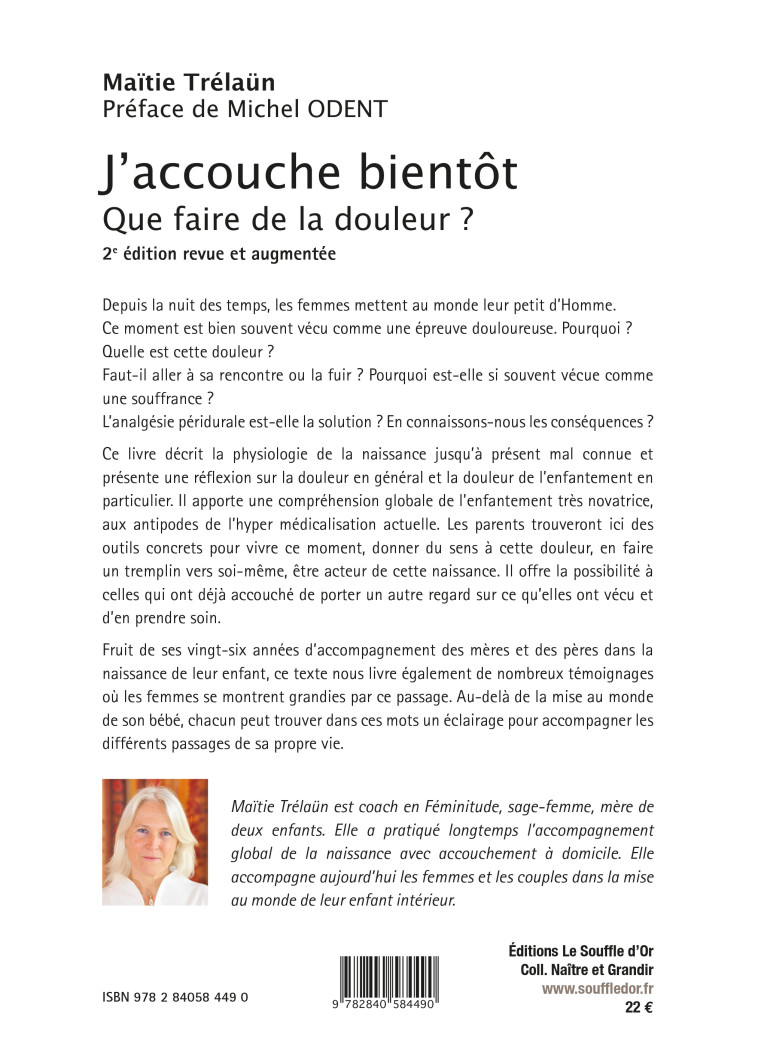 J'accouche bientôt - Michel Odent - SOUFFLE OR