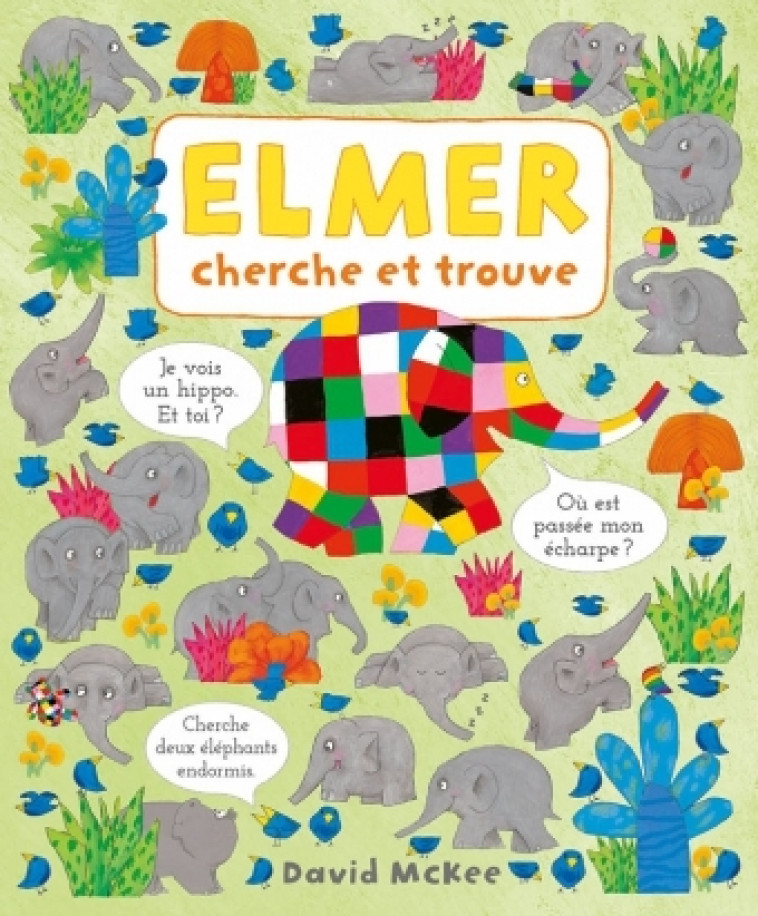 elmer cherche et trouve - David McKee - KALEIDOSCOPE