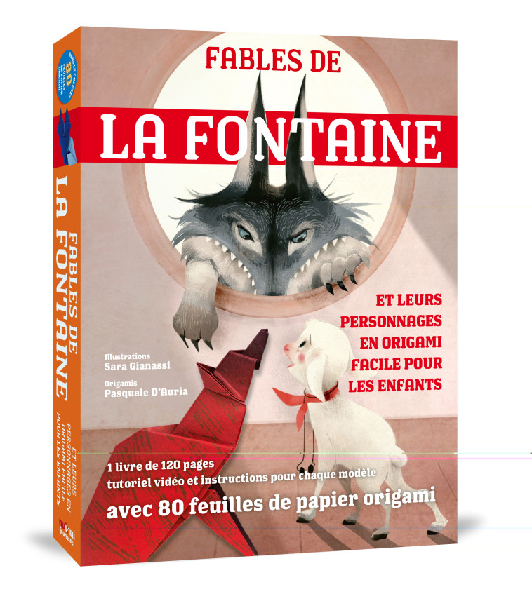 Les Fables de La Fontaine et les personnages en origami - Sara Gianassi - NUINUI JEUNESSE