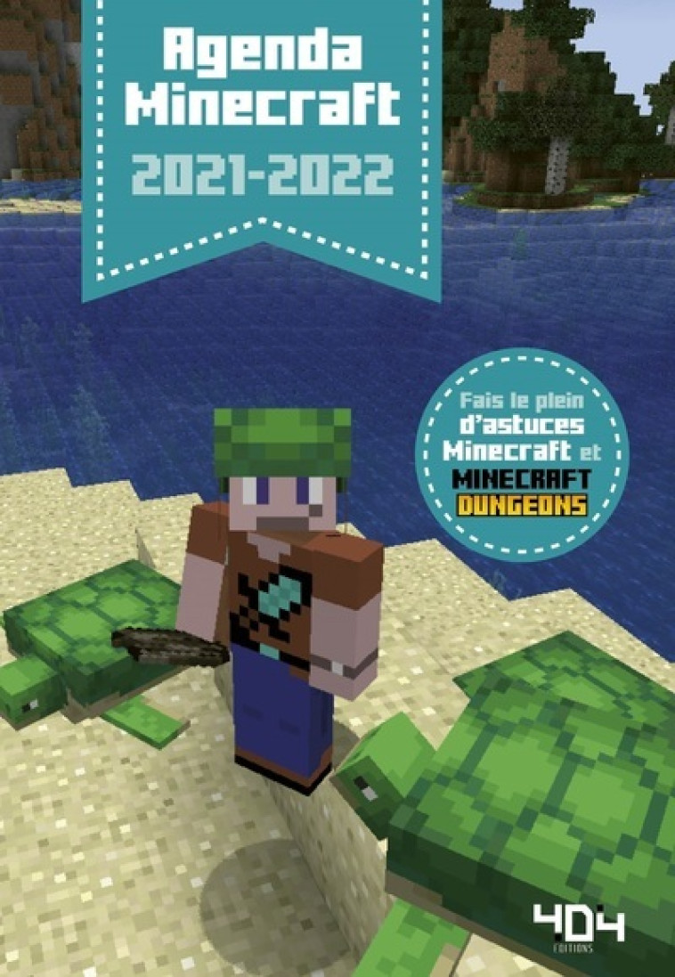 Agenda Minecraft 2021-2022 - Stéphane Pilet - 404 EDITIONS