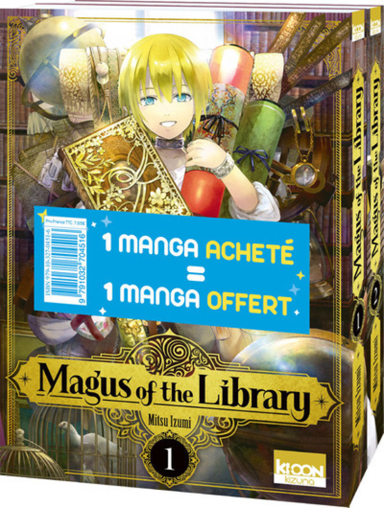 Pack offre découverte Magus of the Library T01 & T02 - Mitsu IZUMI - KI-OON