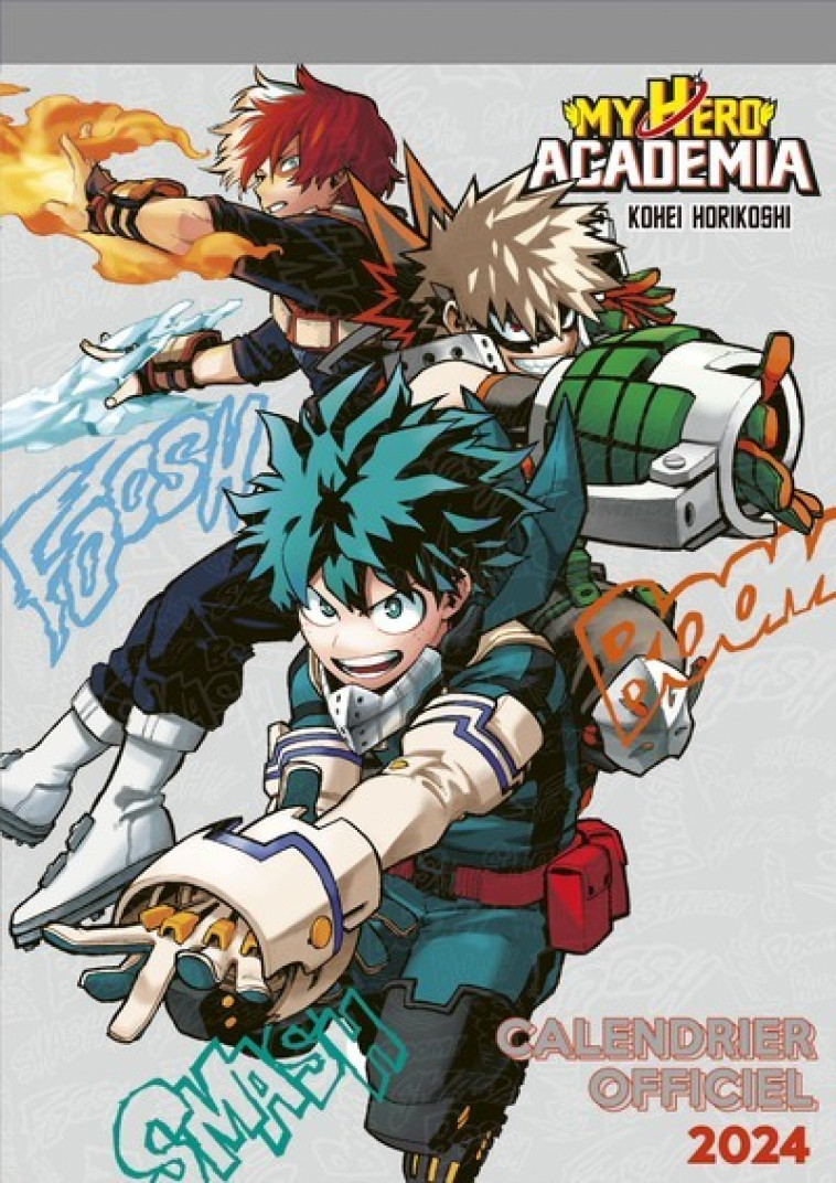 Calendrier My Hero Academia 2024 - Kohei Horikoshi - KI-OON