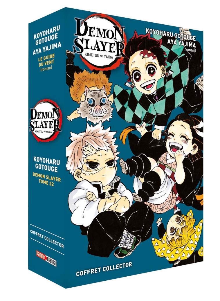 Coffret Demon Slayer T22/Roman N°03 - Koyoharu Gotouge - PANINI