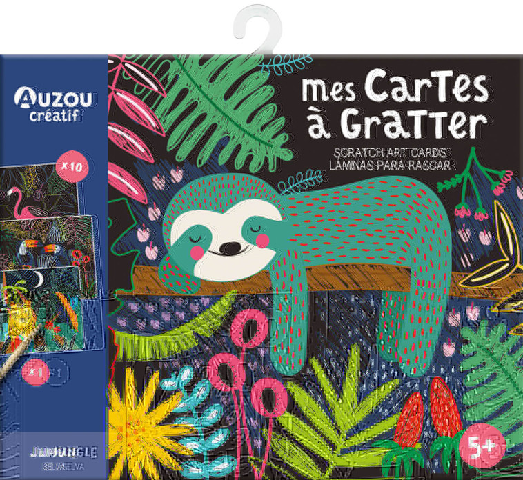 MA POCHETTE D'ARTISTE - MES CARTES A GRATTER : JUNGLE -  Mel Armstrong - AUZOU