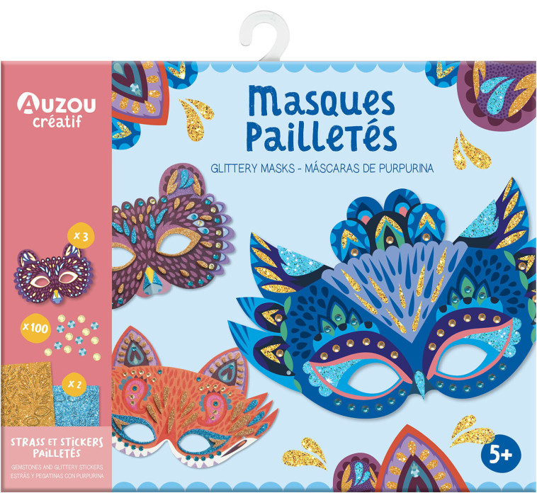 MA POCHETTE D'ARTISTE - MASQUES PAILLETÉS - Paula MC GLOIN - AUZOU