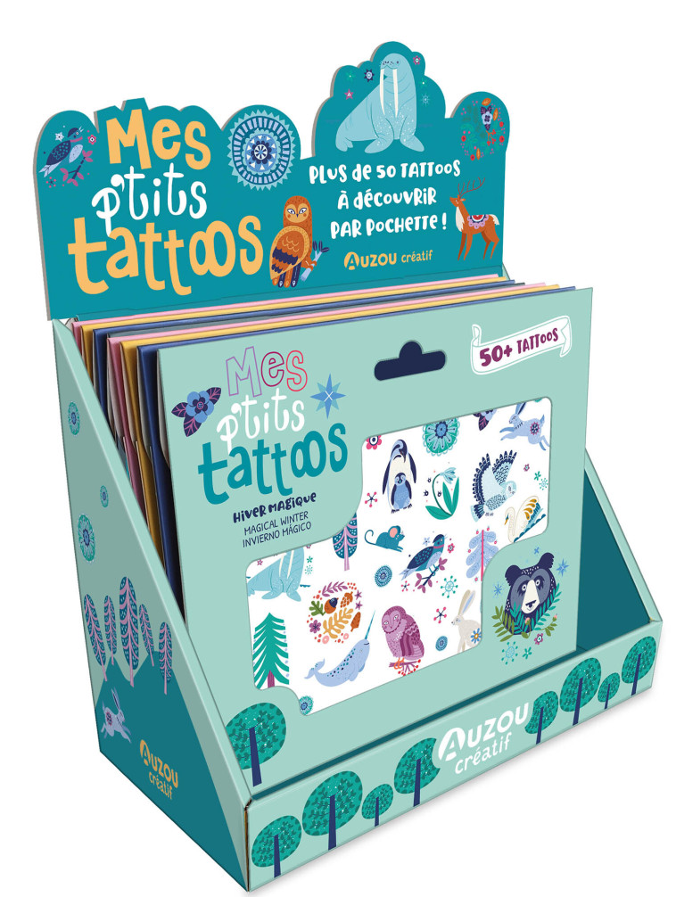 MES P'TITS TATTOOS - LICORNES -  Paper Picnic - AUZOU