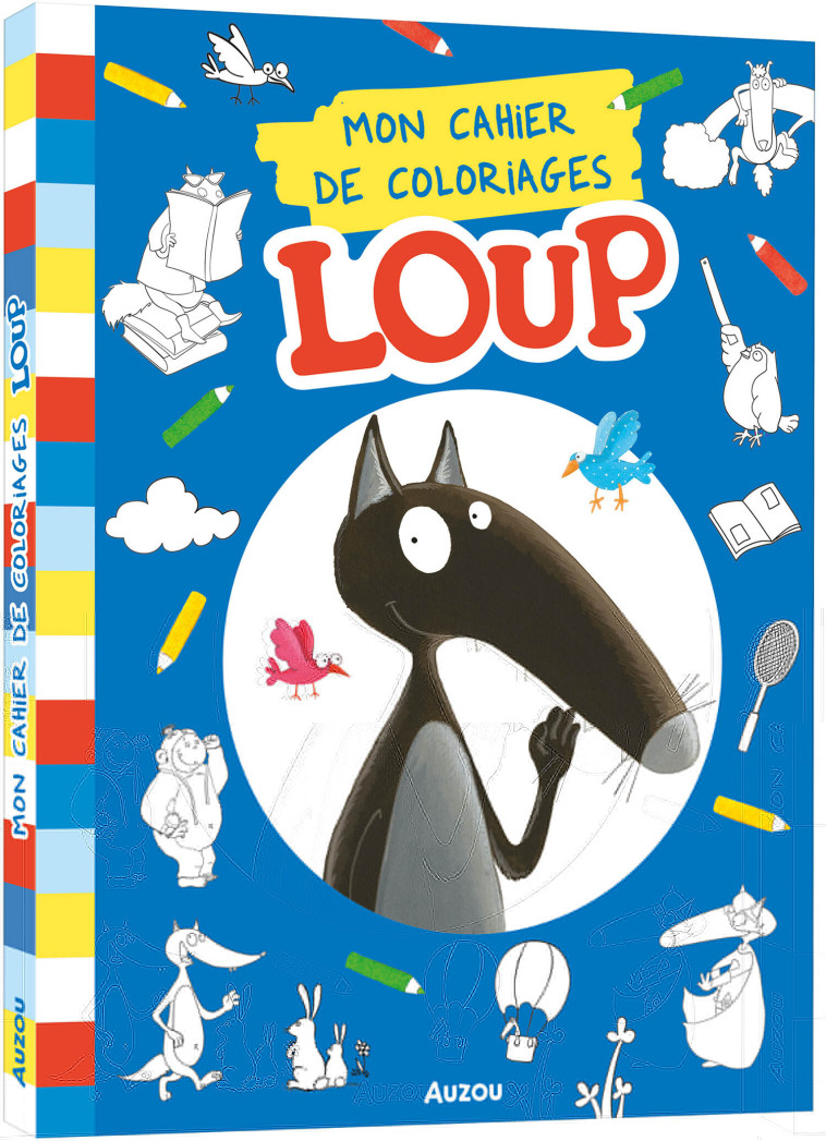 MES GRANDS COLORIAGES - LOUP - Orianne Lallemand - AUZOU